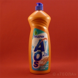 AOS средство для мытья посуды 1 л "Глицерин"