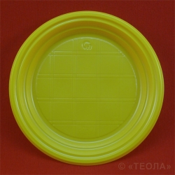 Тарелка десертная желтая 165 мм
