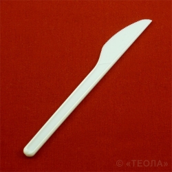 Нож белый одноразовый 155 мм Квант