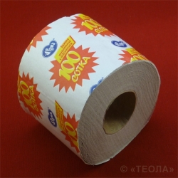 Туалетная бумага Сотка со втулкой