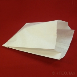 Пакет бумажный с плоским дном 170x70x250 мм белый